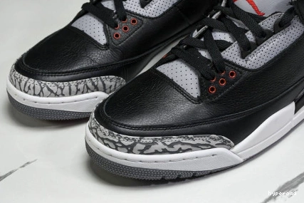 Hyperoad Air OG Cement” Jordan 3 “Black 2024 0824